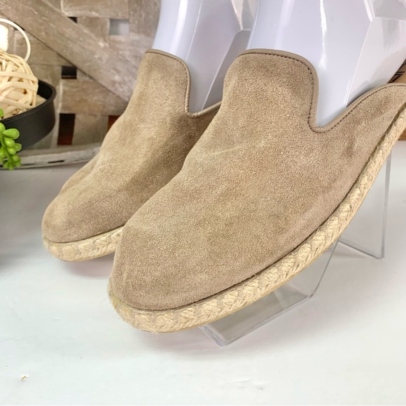 Miz Mooz Carson Suede Slip On Espadrille Mules - Picture 3 of 9